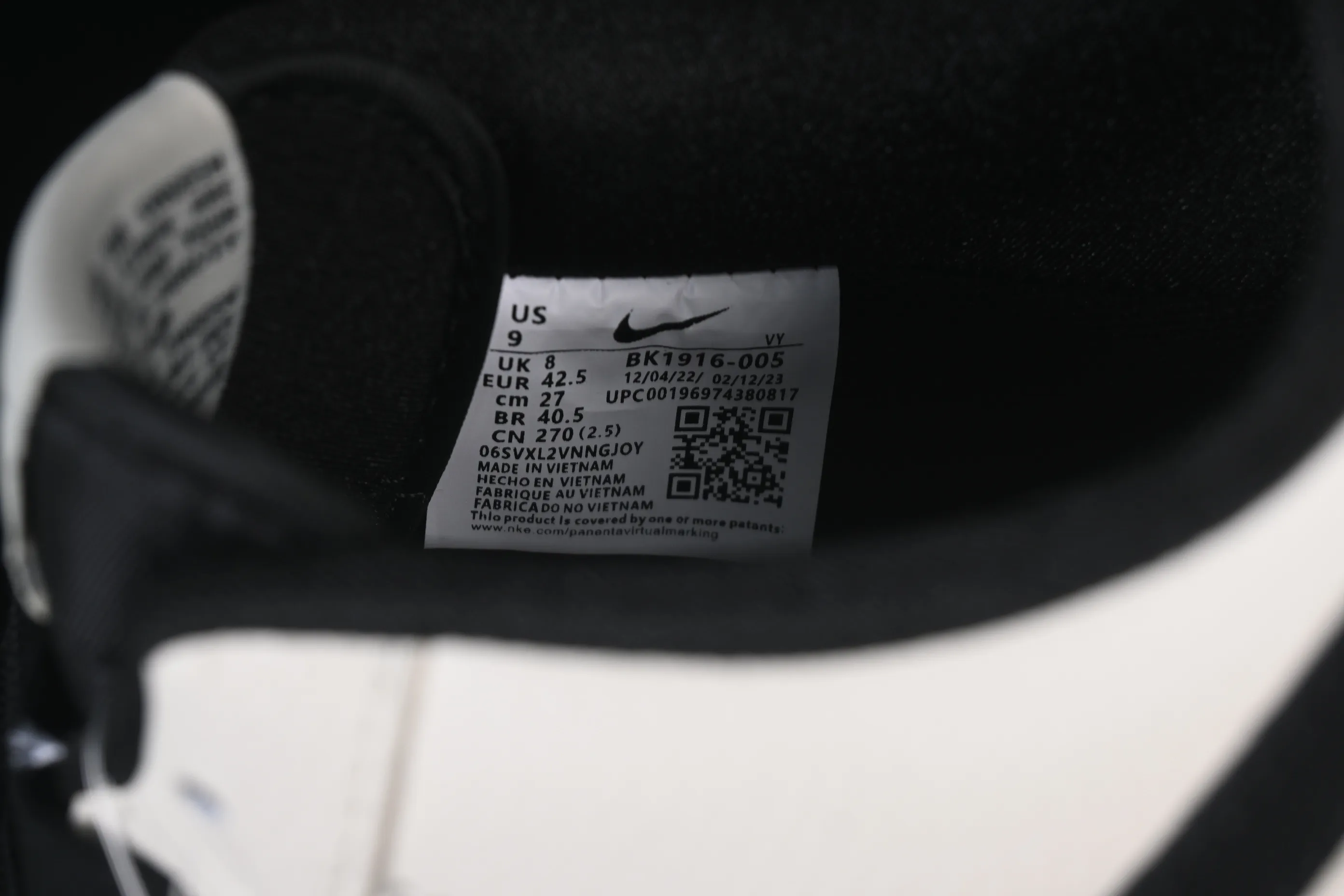 All categories Nk Air Force 1 Air Force series Nk Air Force 1 Low Air Force low-top Nike Air Force 1'07 Low black and white contrast Air Force 1 low-top casual sneakers BK1916-005